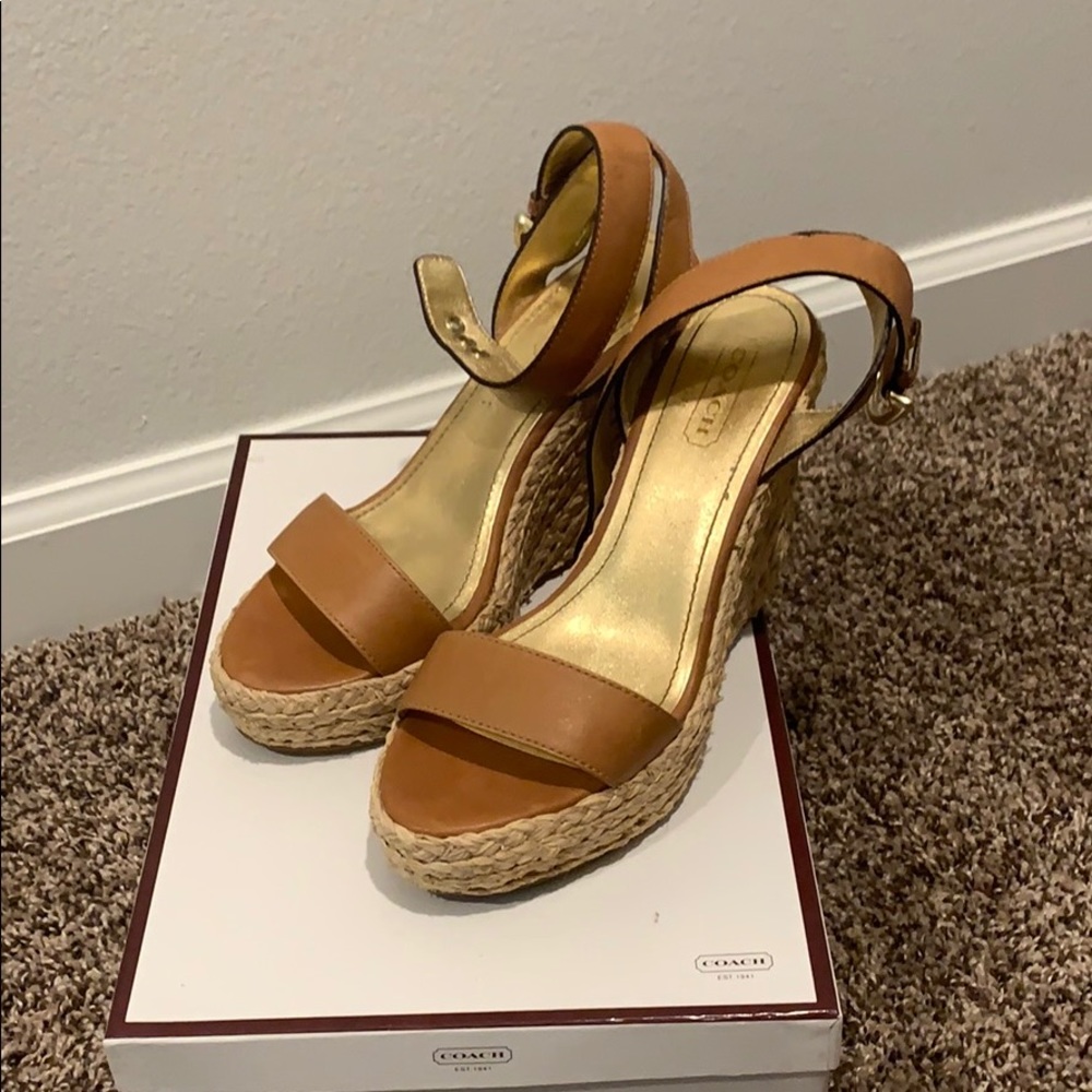 Coach wedges